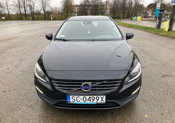 Volvo V60 cena 43900 przebieg: 236277, rok produkcji 2015 z Częstochowa małe 154